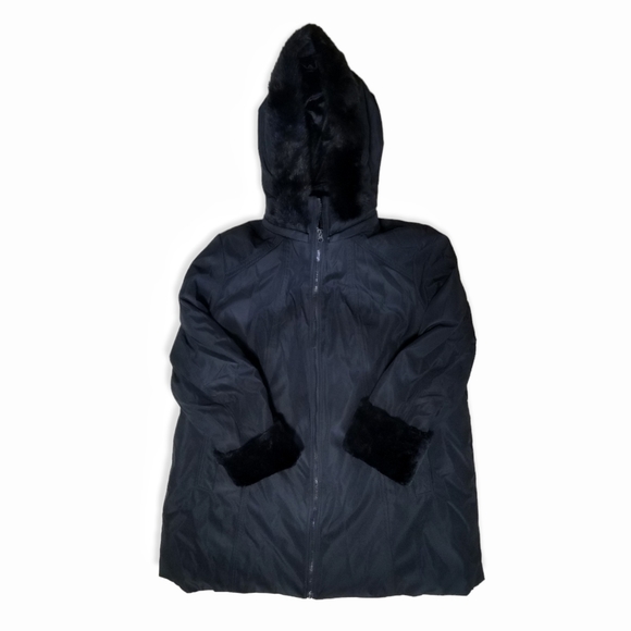 New Woman Within Black Warm Jacket Woman Size 16W - Picture 6 of 8